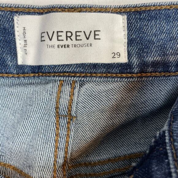 Evereve The Ever Trouser High Waist Wide Leg Cropped Stretch Jeans womens 29 - Picture 12 of 15